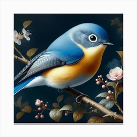 Blue Bird 1 Canvas Print