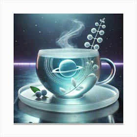 A Futuristic Drink Named Celestial Tea, Featurin Canvas Print