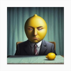 Lemonhead Canvas Print