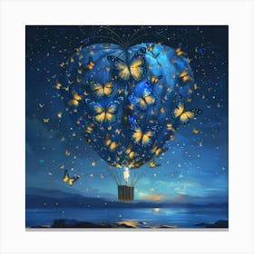 Butterflies In The Sky 1 Canvas Print