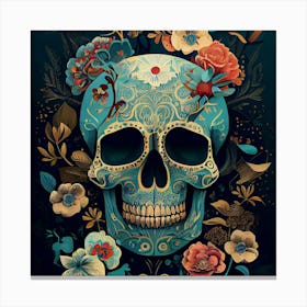 Sugar Skull 4 Canvas Print