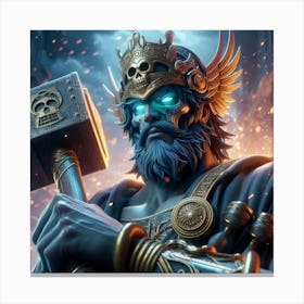 King Of The Gods 2 Canvas Print