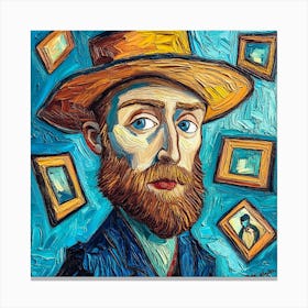 Self Portrait By Van Gogh Lienzo