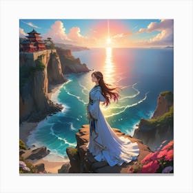 Chinese Woman Canvas Print