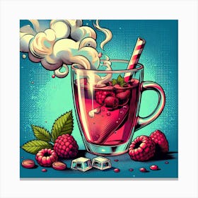 Iced Raspberry Tea Canvas Print