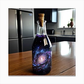 Galaxy In The Botttle (1a) Canvas Print