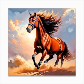 Horse Galloping 3 Canvas Print