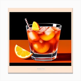 Orange Cocktail  Canvas Print
