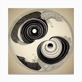 Yin Yang Symbol 10 Canvas Print