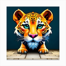 Lion face Canvas Print