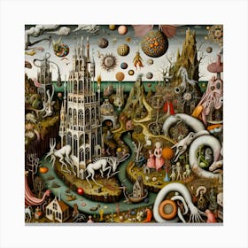 'The Garden Of Earthly Delights' Canvas Print