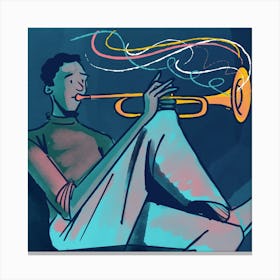 Jazz Dude Canvas Print