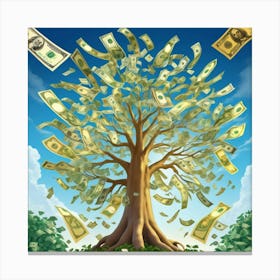 Money Tree Canvas Print