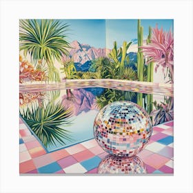 Disco Ball Canvas Print