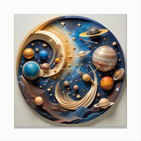 Solar System 1 Canvas Print