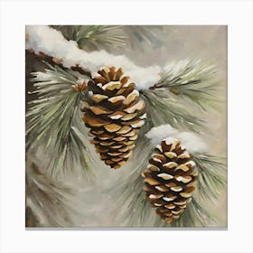 Pine Cones Canvas Print