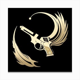 Golden Gun Canvas Print