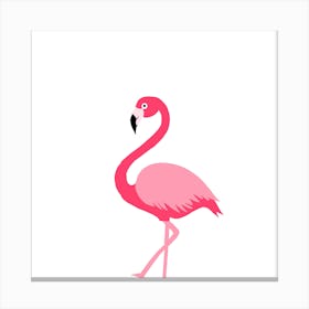 Pink Flamingo Canvas Print