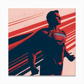 Superman Graphic 1 Canvas Print