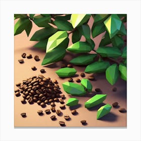 Coffee Beans 87 Canvas Print