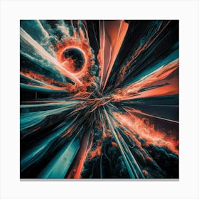 Abstract Fractal Art 3 Canvas Print