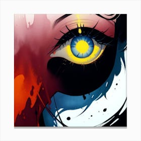 Eye Of The Tiger 1 Canvas Print