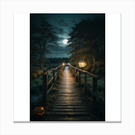 Bridge To The Moon Canvas Print