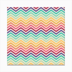 Retro Rainbow Pattern 01 Canvas Print