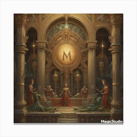 M - Magic Studio Canvas Print