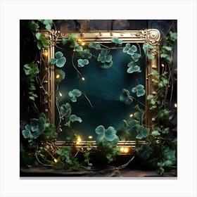 Frame With Ivy 1 Canvas Print