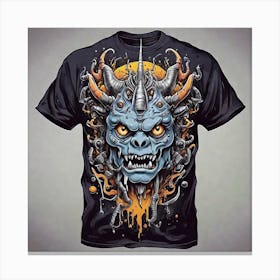 Demon T-Shirt Canvas Print