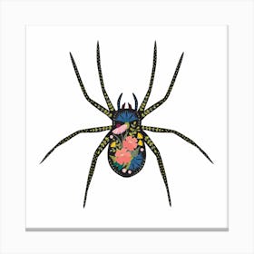 Floral Spider Canvas Print