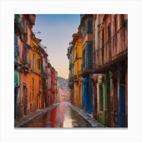 BB Borsa Roma Street Canvas Print