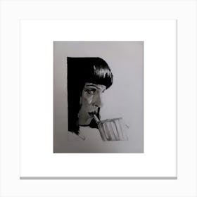 Mia Wallace-Pulpfiction Canvas Print