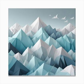 Mountains In The Sky Canvas Print