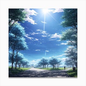 AnimeScene Canvas Print