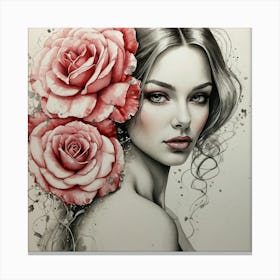 Roses Elegance Canvas Print