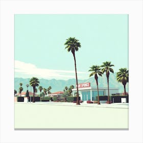 Palm Springs Canvas Print