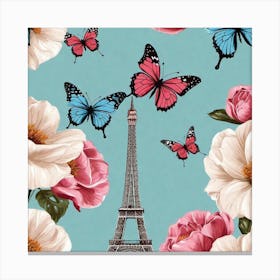 Paris Eiffel Tower 76 Canvas Print