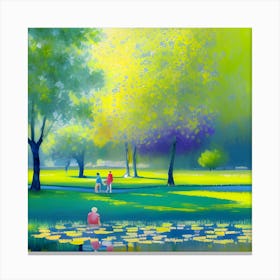 Lily Pond 3 Canvas Print