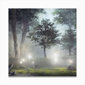 Forest Scene Canvas Print