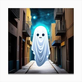 Ghost In The Alley 3 Canvas Print
