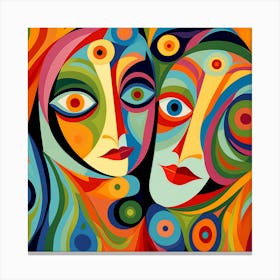 Two Faces 1 Canvas Print