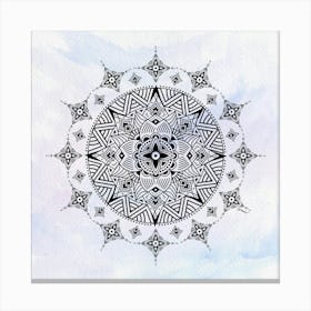 Spiritual Mandala Pattern Canvas Print