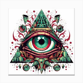 All Seeing Eye 3 Canvas Print