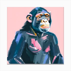 Chimpanzee 04 Canvas Print