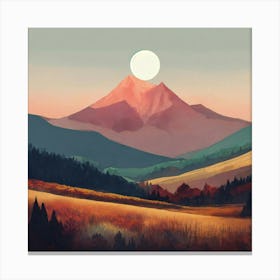 Mountain Landscape Canvas Print