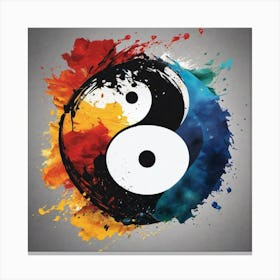 Yin Yang 2 Canvas Print