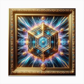 Cube Of Light 20 Canvas Print