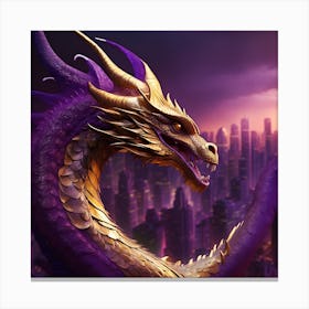 Golden Dragon Canvas Print